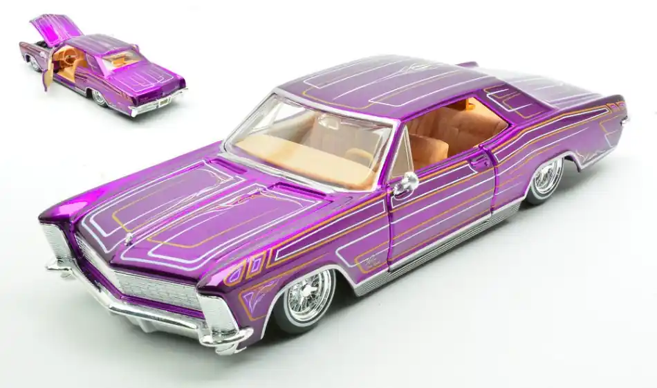 Buick Riviera Lowriders 1965 modellautó Árcsökkenés