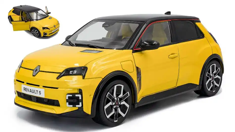 Alacsony ár Renault 5 e-tech 2024 modellautó
