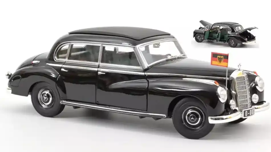 Mercedes 300B (W186) 1955 Konrad Adenauer autója modellautó Nézd meg most