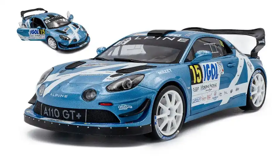 Alpine A110 RGT 15 Rally Mont Blanc 2024 R. Astier - D. Giraudet Csak ma