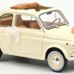 Prémium Fiat 500 L 1968 esküvői modellautó