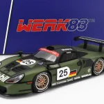 Prémium Porsche 911 3.2L GT1 EVO Team Porsche AG 25 Pre Qualifying 24h Le Mans 1997 T. Boutsen - H.J. Stuck - Y. Dalmas