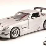 Mercedes SLS AMG GT3 silver 1 24 Végkiárusítás