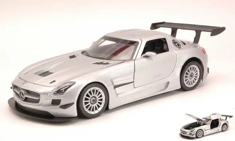 Mercedes SLS AMG GT3 silver 1 24 Végkiárusítás