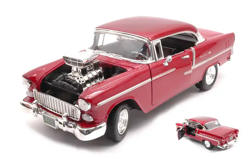 Népszerű Chevrolet Bel Air 1955 modellautó