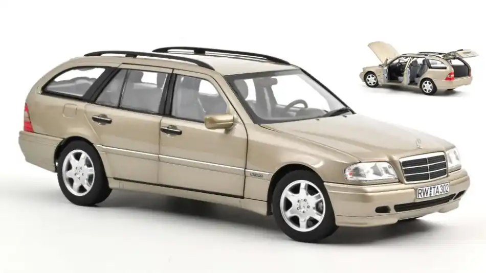 Azonnali szállítás Mercedes C-osztály T-model (S202) 1997 modellautó