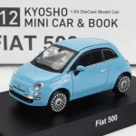 Fiat 500 2007 modellautó + japán nyelvű könyv Ajánlat