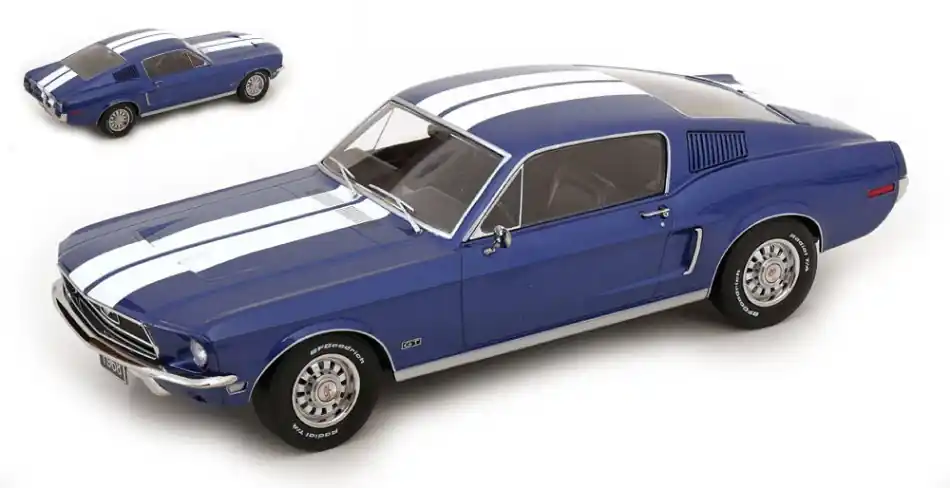 Legjobb ár Ford Mustang GT Fastback 1968 modellautó