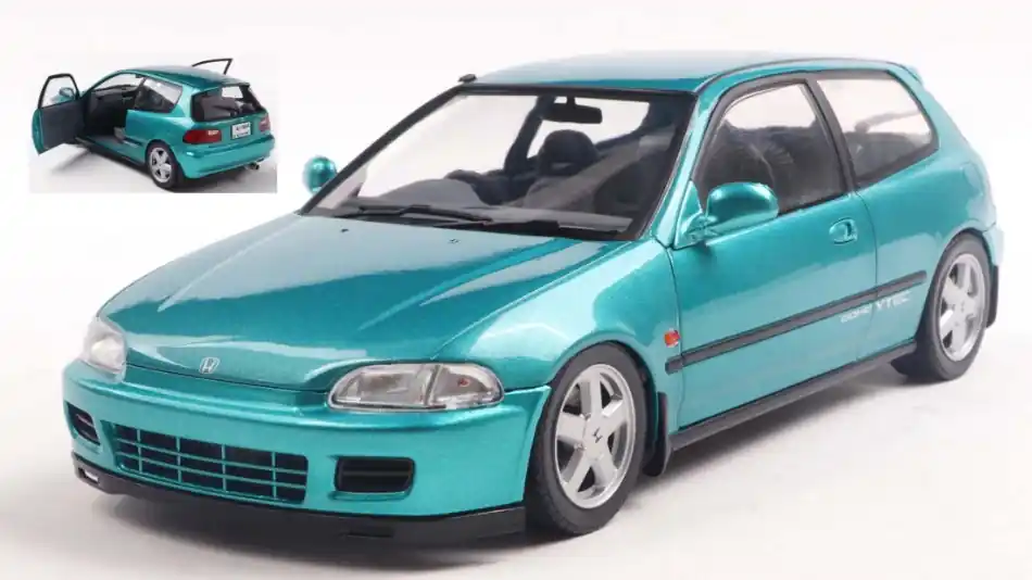 Honda Civic (EG6) Aztec 1991 modellautó Azonnali szállítás