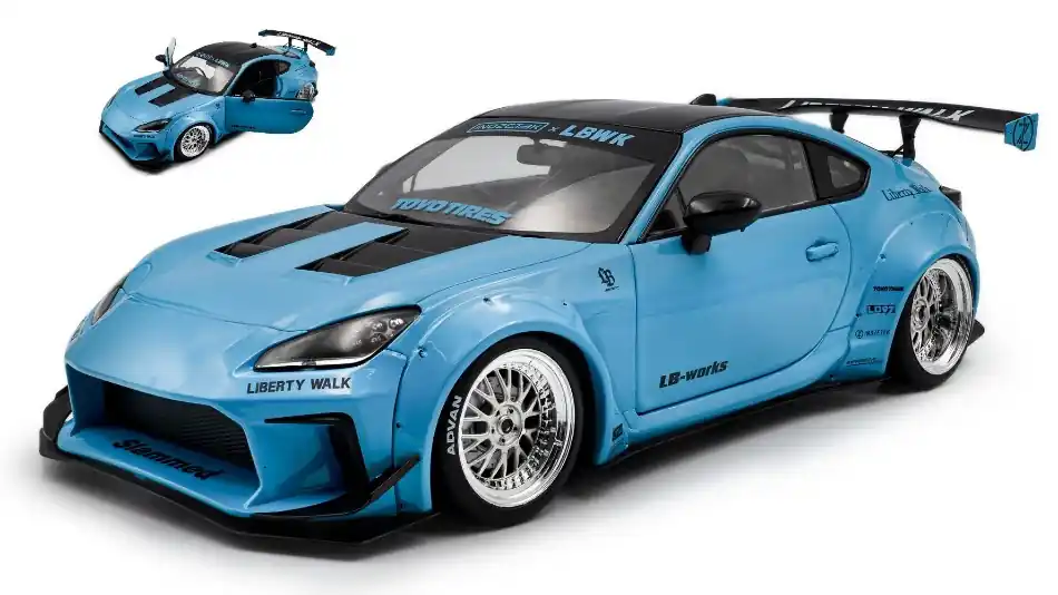 Különleges ajánlat Toyota GR86 LBWK Body Kit Coupé 2024 modellautó