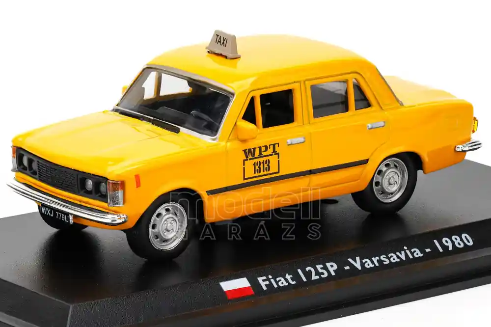 Fiat 125P Taxi Varsó 1980 modellautó Akciós ár