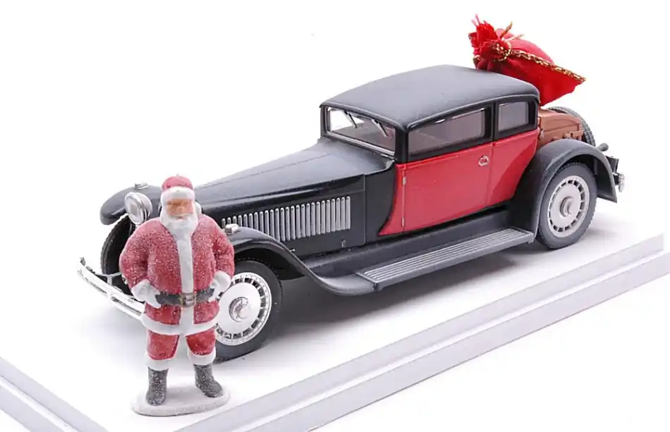 Gyors szállítás Bugatti Type 41 Royale 1929 Mikulás figurával