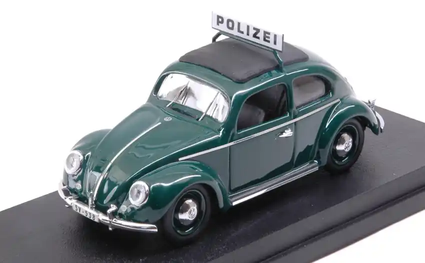 Vásárlói kedvenc Volkswagen Bogár Polizei 1953 modellautó