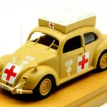 Biztonságos fizetés Volkswagen Bogár Africa Korps mentőautó 1941 modellautó