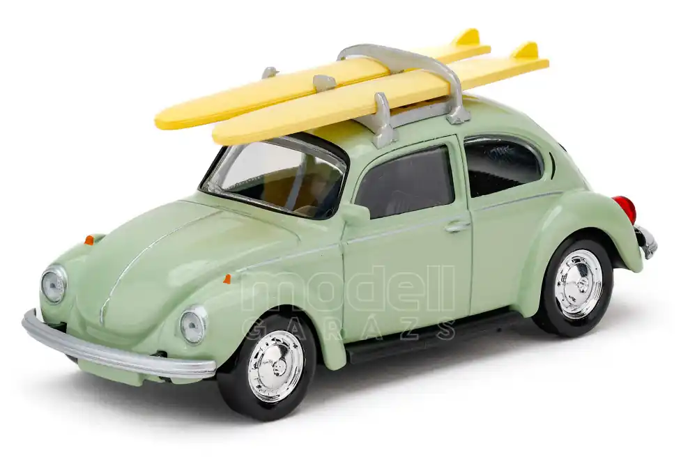 Olcsóbb Volkswagen Bogár modellautó szörfdeszkával
