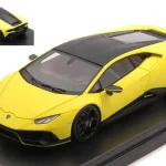 Lamborghini Huracan Evo Fluo Capsule modellautó Azonnali szállítás