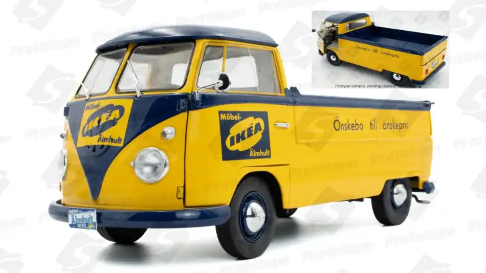 Korlátozott ajánlat Volkswagen T1B Pick-up Ikea 1950 modellautó