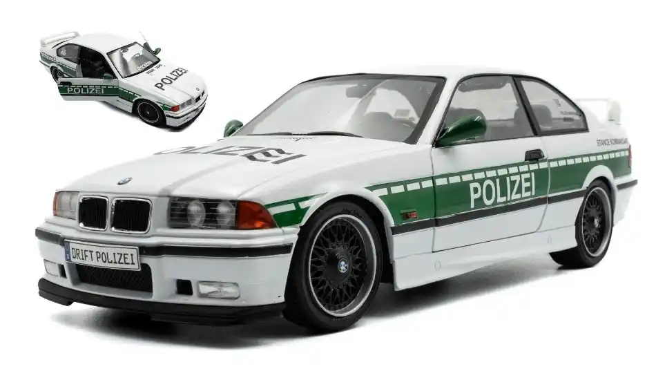 Csak ma BMW M3 (E36) Coupé Polizei 1991 modellautó
