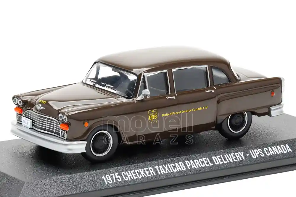 Checker Taxi Cab UPS Canada 1975 modellautó Népszerű