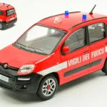 Akciós ár Fiat Panda tűzoltó modllautó