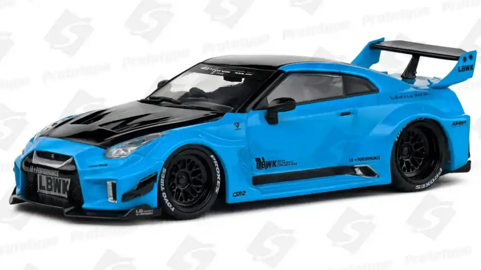 Gyors kiszállítás Nissan GT-R (R35) LB Works Silhouette 2019 modellautó
