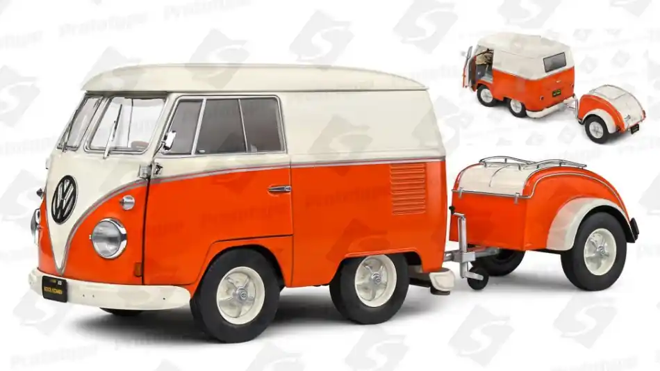 Volkswagen T1 Kool combi utánfutóval 1950 Legkelendőbb
