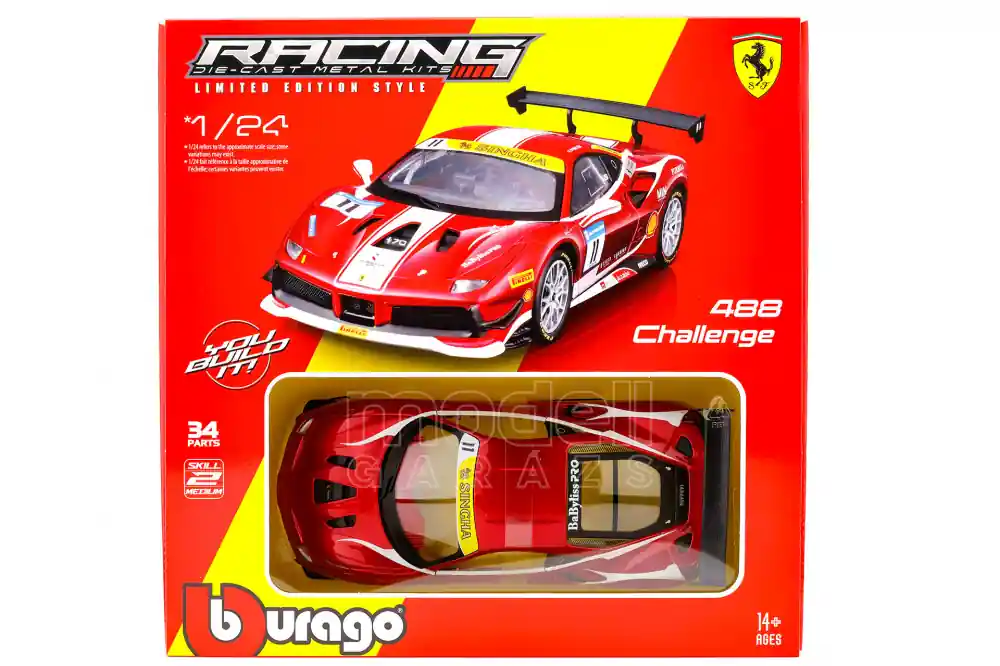 Olcsó Ferrari 488 Challenge n.11 építőkészlet