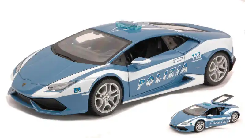 Biztonságos fizetés Lamborghini Huracán LP 610-4 Polizia modellautó
