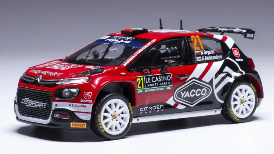 Nézd meg most Citroën C3 Rally2 n.21 Rally Monte-Carlo 2024 N. Gryazin - K. Aleksandrov