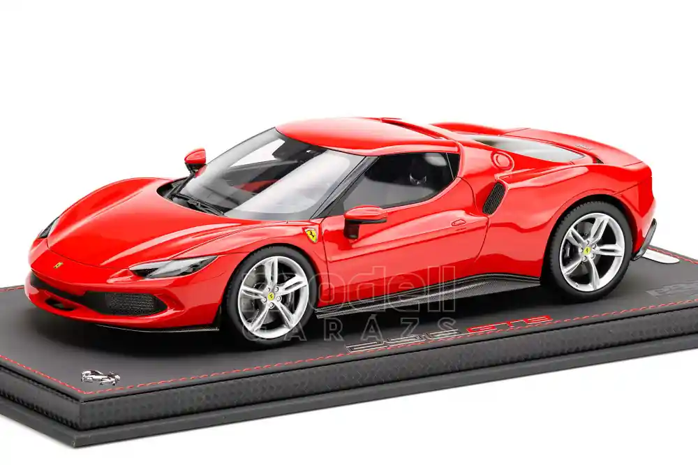 Ferrari 296 GTB Hybrid Rosso Corsa (vitrinnel) Limitált Biztonságos fizetés
