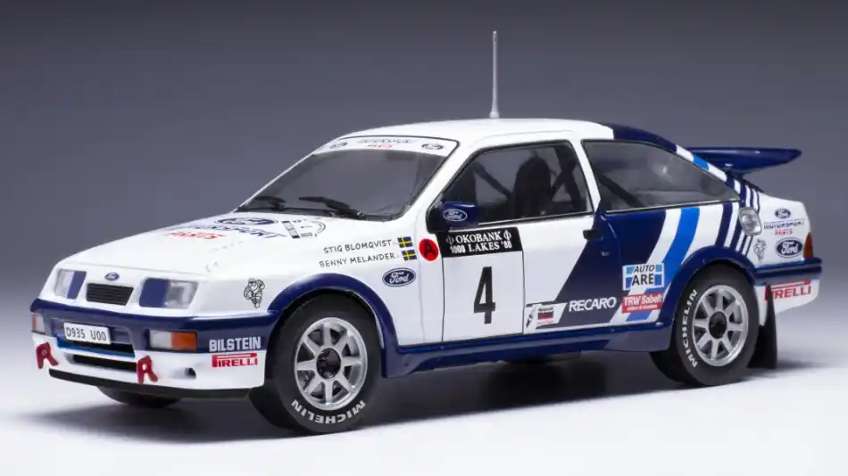 Ford Sierra RS Cosworth n.4 1000 Lakes ally 1988 S. Blomqvist - B. Melander Vedd meg most