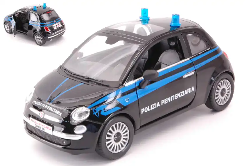 Fiat 500 Polizia Penitenziaria modellautó Kihagyhatatlan ajánlat