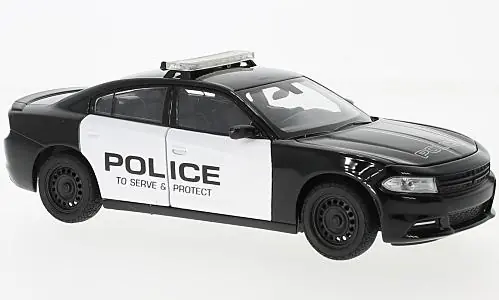 Azonnali szállítás Dodge Charger Pursuit Police 2016 modellautó