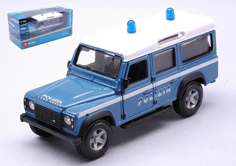 Land Rover Defender Polizia modellautó Vásárlói kedvenc