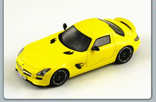 Olcsó Mercedes SLS AMG e-cell 2010 modellautó