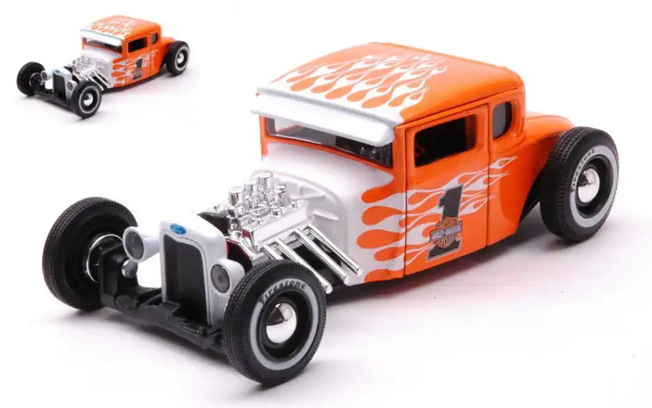 Ford Model A 1929 Harley Davidson modellautó Különleges ajánlat