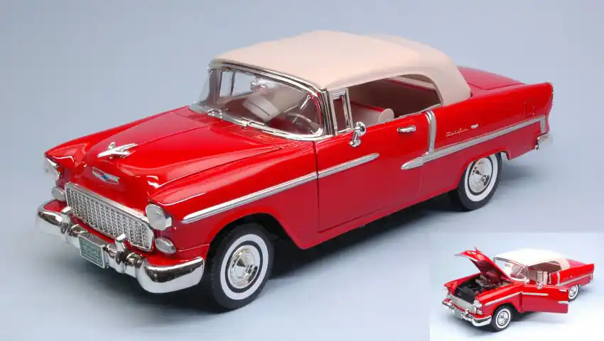 Végkiárusítás Chevrolet Bel Air Cabriolet 1955 modellautó