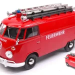 Biztonságos fizetés Volkswagen T1 Type2 tűzoltó modellautó