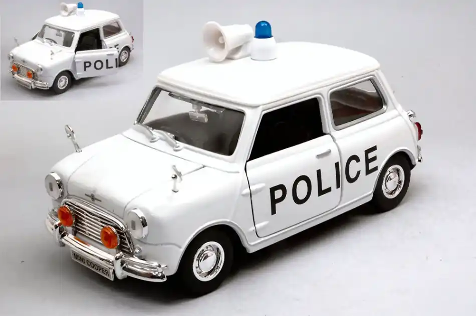 Mini Cooper Police modellautó Legkelendőbb