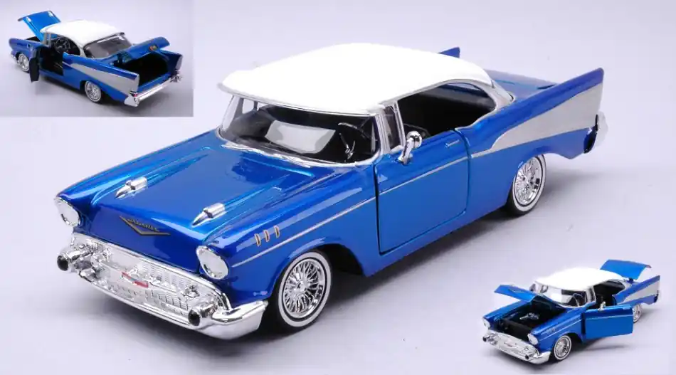 Prémium Chevrolet Bel Air "Get low" series 1957 modellautó
