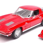 Chevrolet Corvette 1963 modellautó Gyors kiszállítás