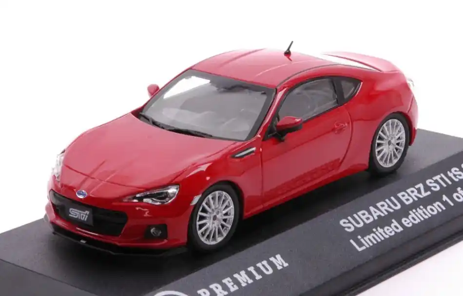 Gyors szállítás Subaru BRZ STI tS 2013 modellautó