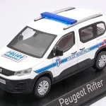 Expressz szállítás Peugeot Rifter Police municipale 2019 modellautó