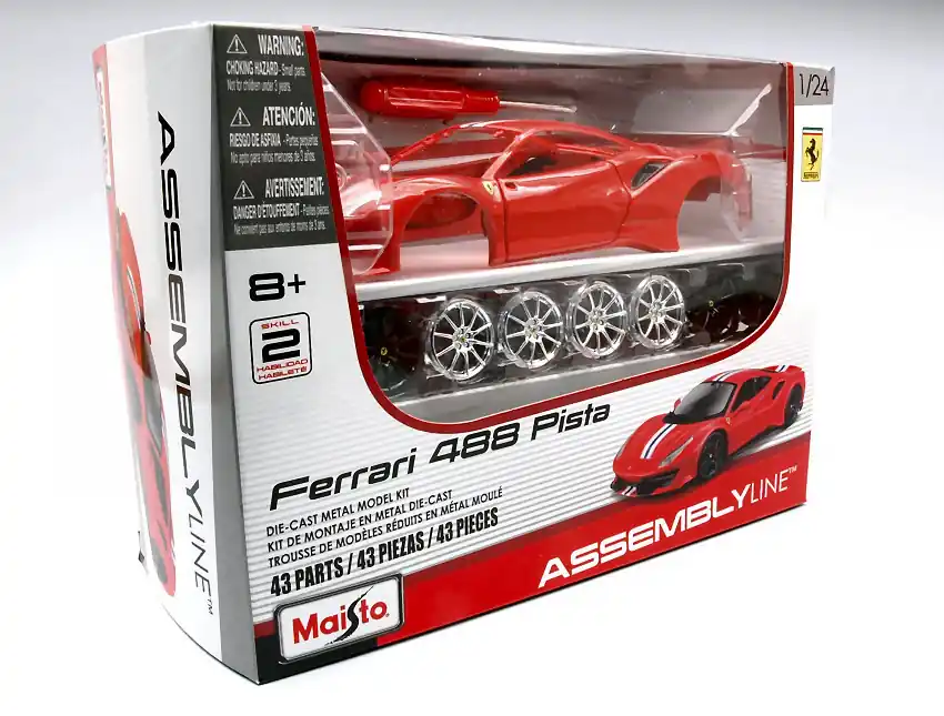 Ferrari 488 Pista építőkészlet modellautó Biztonságos fizetés