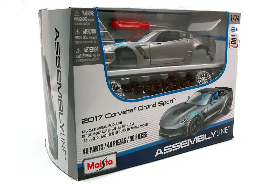 Chevrolet Corvette Grand sport 2017 összeszerelhető modellautó Expressz szállítás