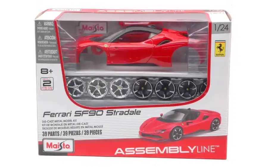 Nézd meg most Ferrari SF90 Stradale 2019 összeszerelhető modellautó