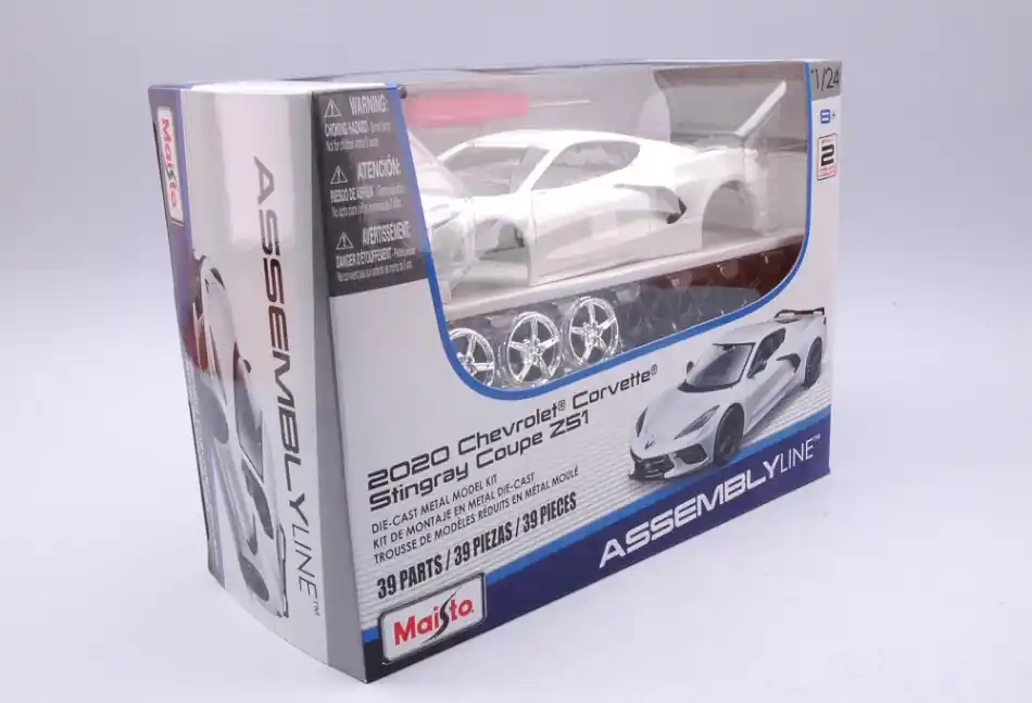 Chevrolet Corvette Z51 Stingray 2020 építőkészlet modellautó Expressz kézbesítés