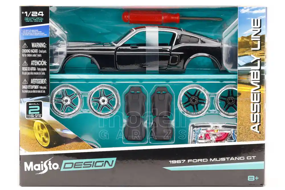 Kedvezmény Ford Mustang GT 1967 összeszerelhető modellautó