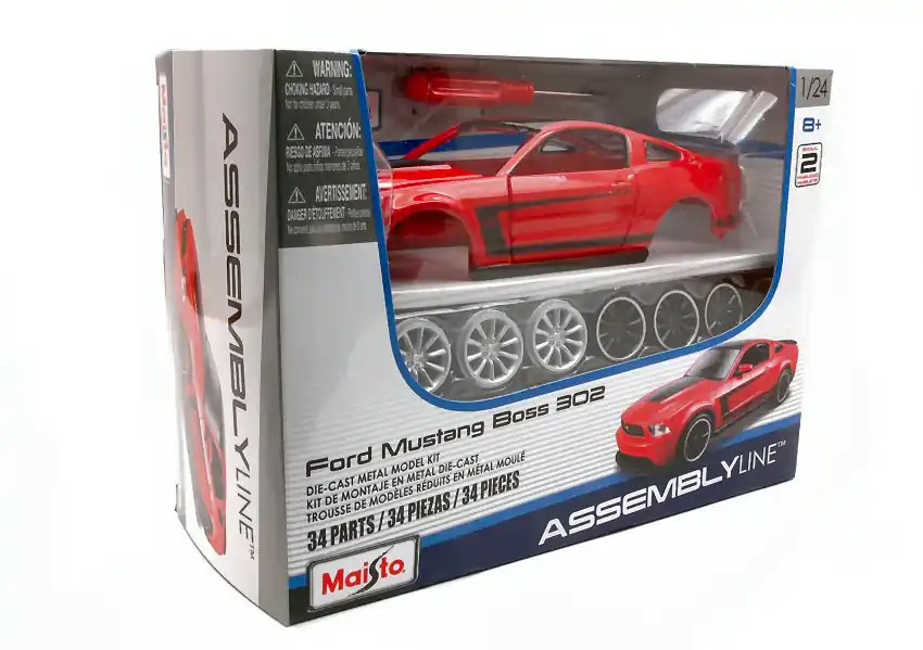 Ford Mustang Boss 302 összeszerelhető modellautó Legnépszerűbb