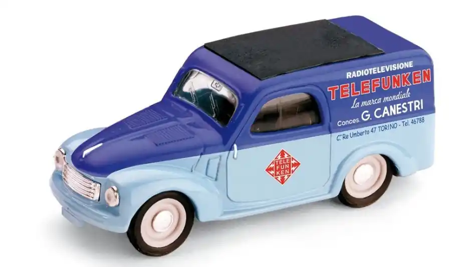 Fiat 500 C Van Telefunken 1950 modellautó Nézd meg most